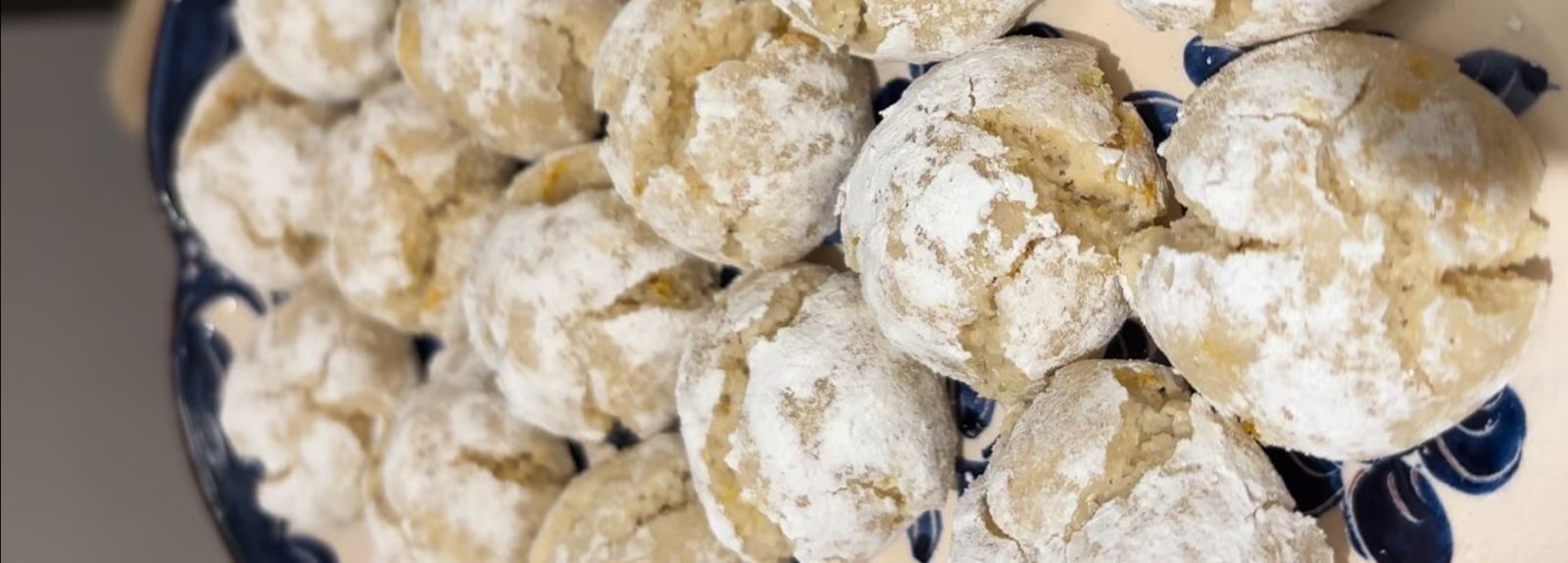 Cardamom Orange Amaretti Cookies 