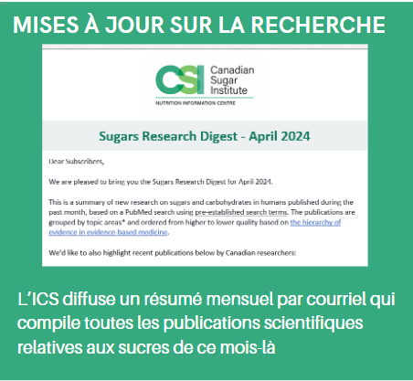 Mises à jour sur la recherche