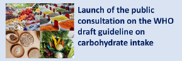 Lancement de la consultation publique sur le projet de directive sur l’apport en glucides